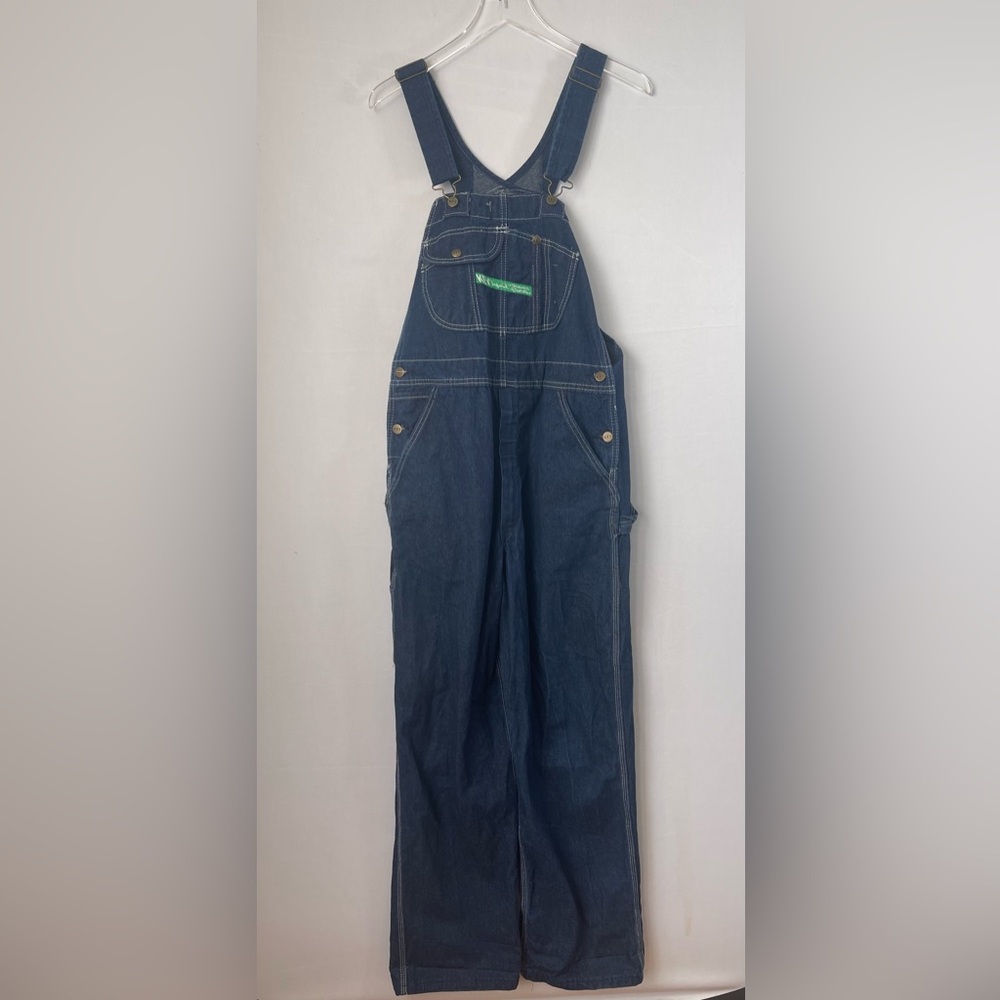 Classic KEY Overalls 36x32 Blue Denim